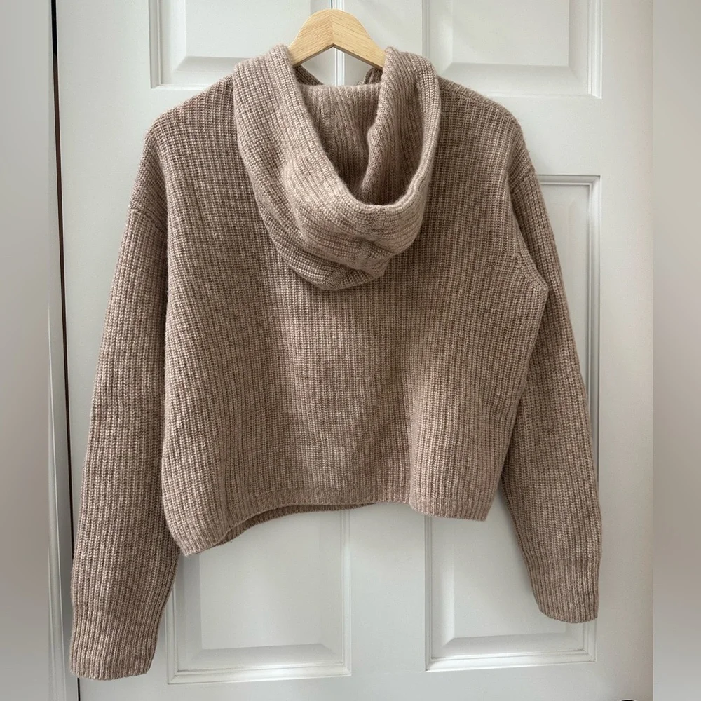 Quince Mongolian Cashmere Fisherman Hoodie - Picture 4 of 7